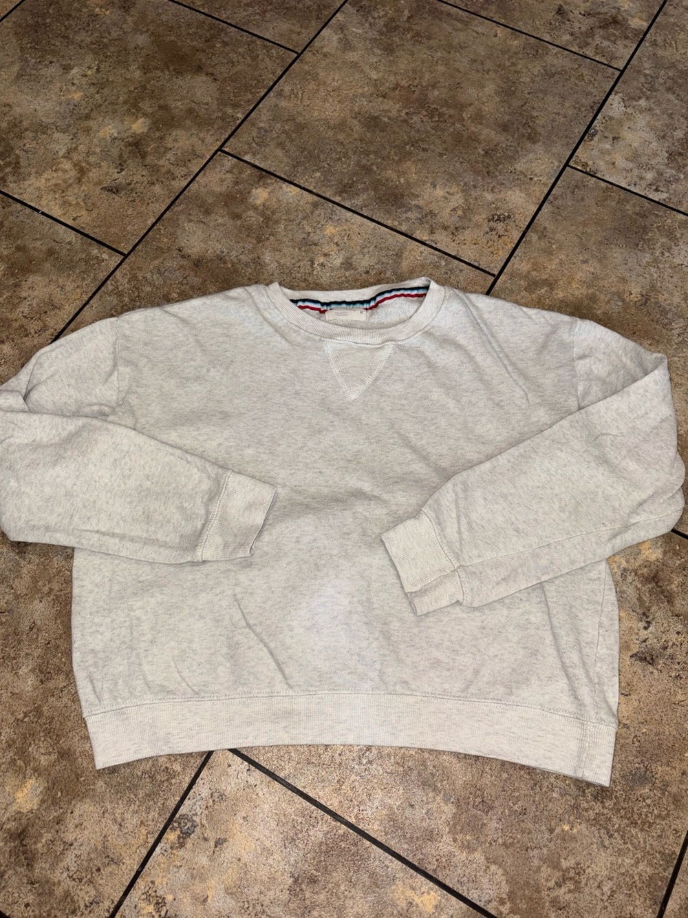 Ocean Drive Light Gray Crewneck Sweatshirt
